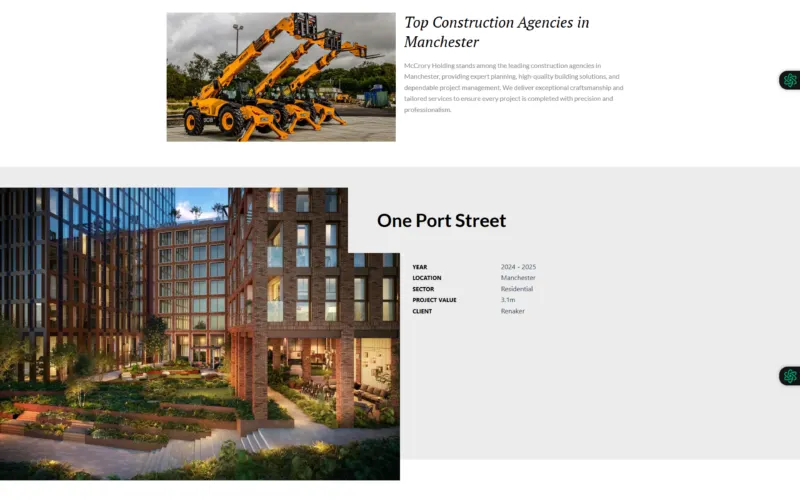 McCrory Holdings Website Design & SEO Case Study