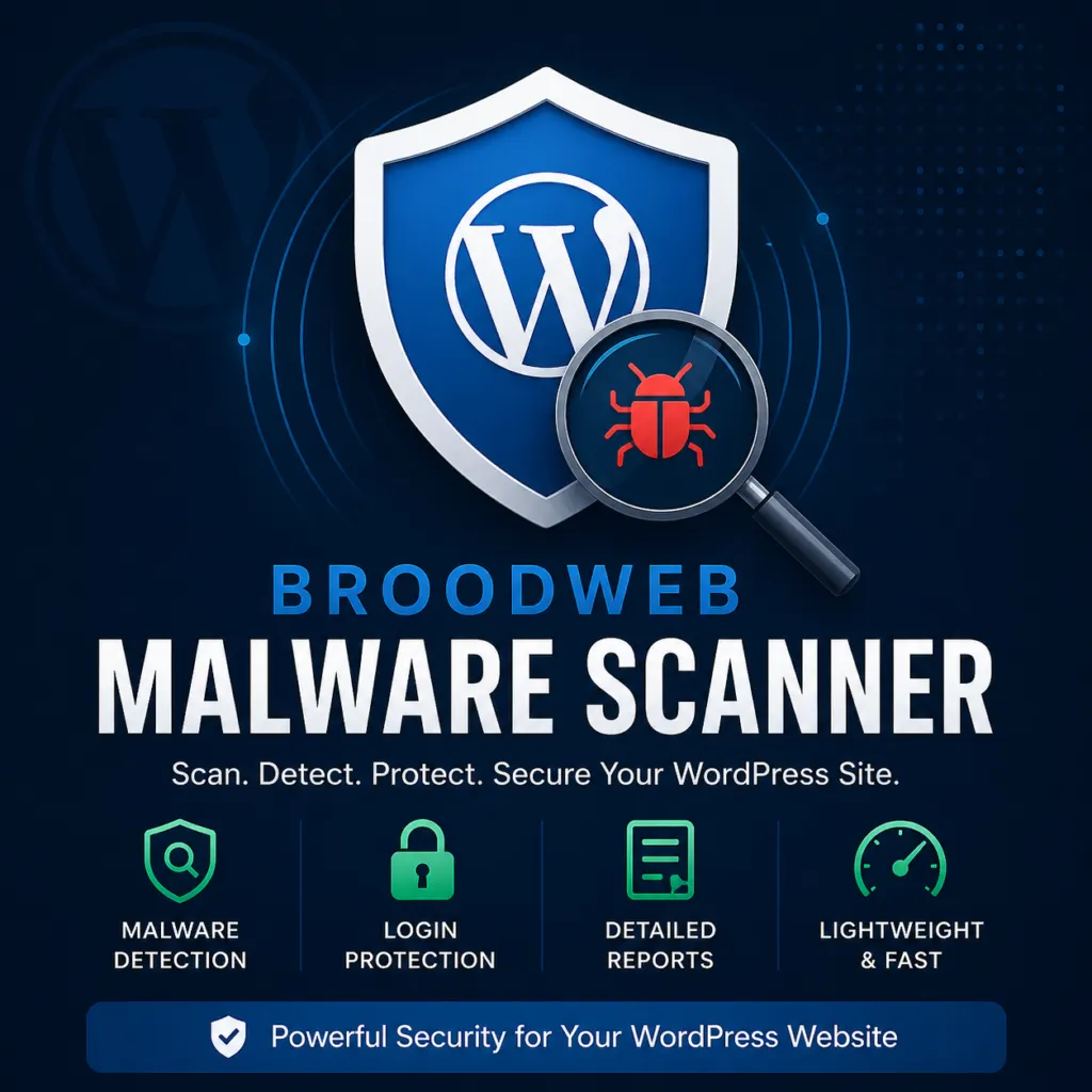 Broodweb Malware Scanner Pro – Scanner, Integrity Monitor, Security and Firewall