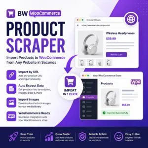 BW WooCommerce Product Scraper – Scrap and Import to WooCommerce Site