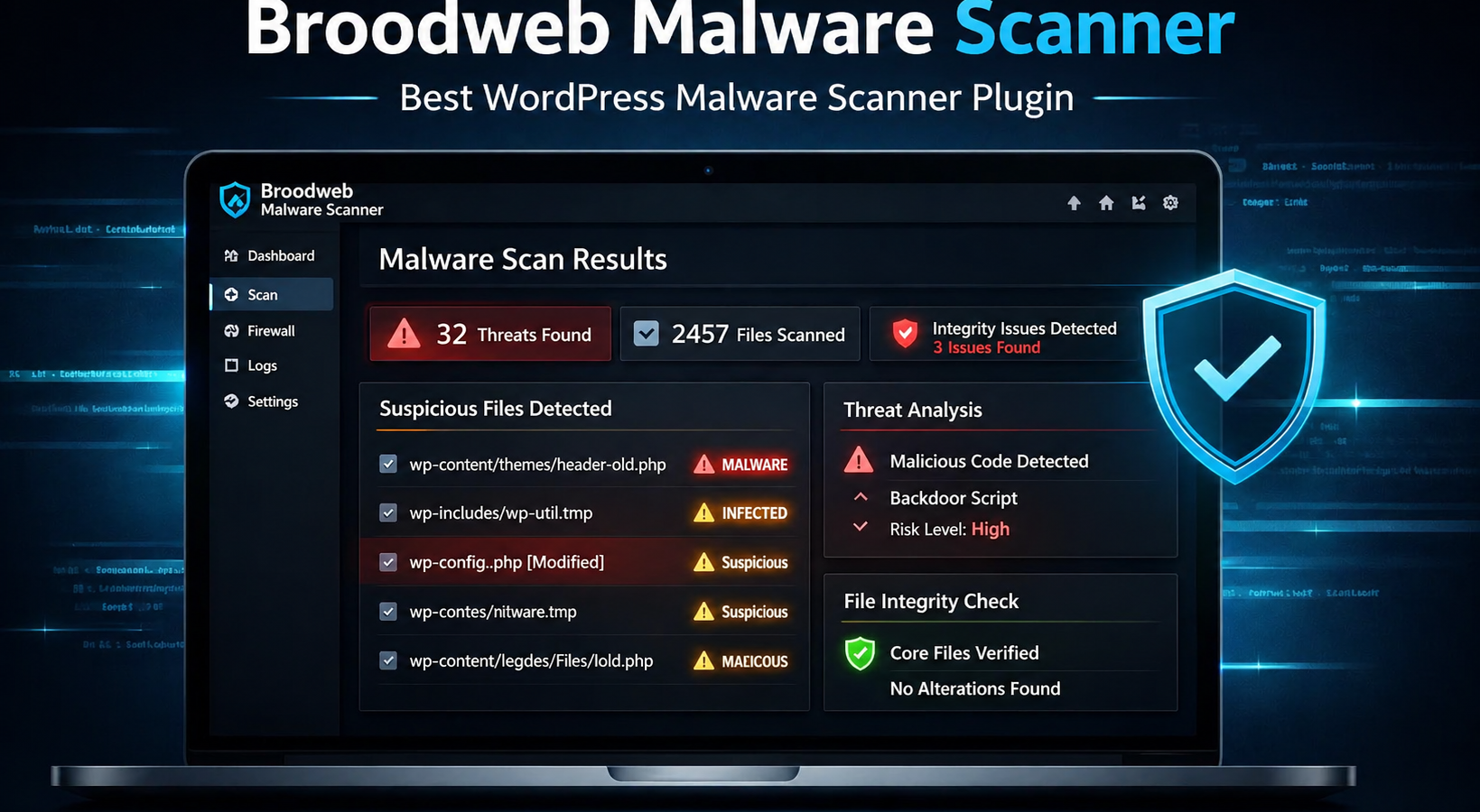 Best WordPress Malware Scanner Plugin for Fast Cleanup – Broodweb Malware Scanner