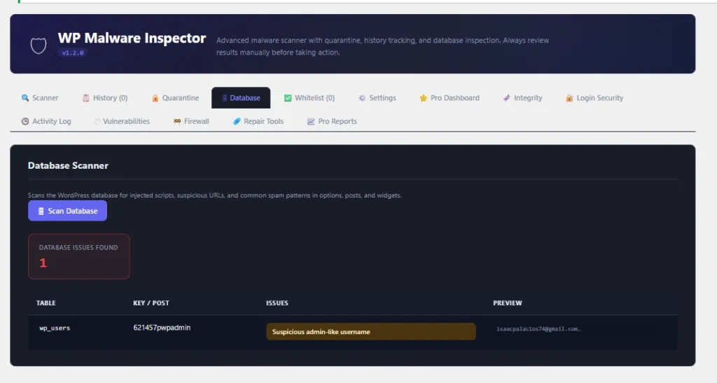 Malware Inspector Pro – Malware Scanner, Integrity Monitor, Security and Firewall