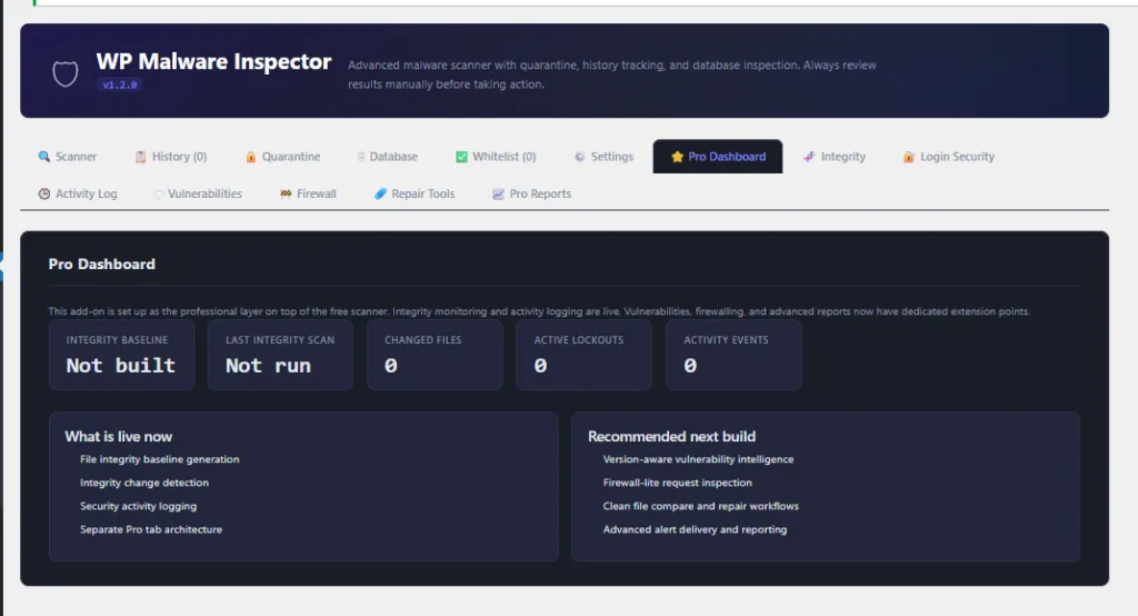 Malware Inspector Pro – Malware Scanner, Integrity Monitor, Security and Firewall
